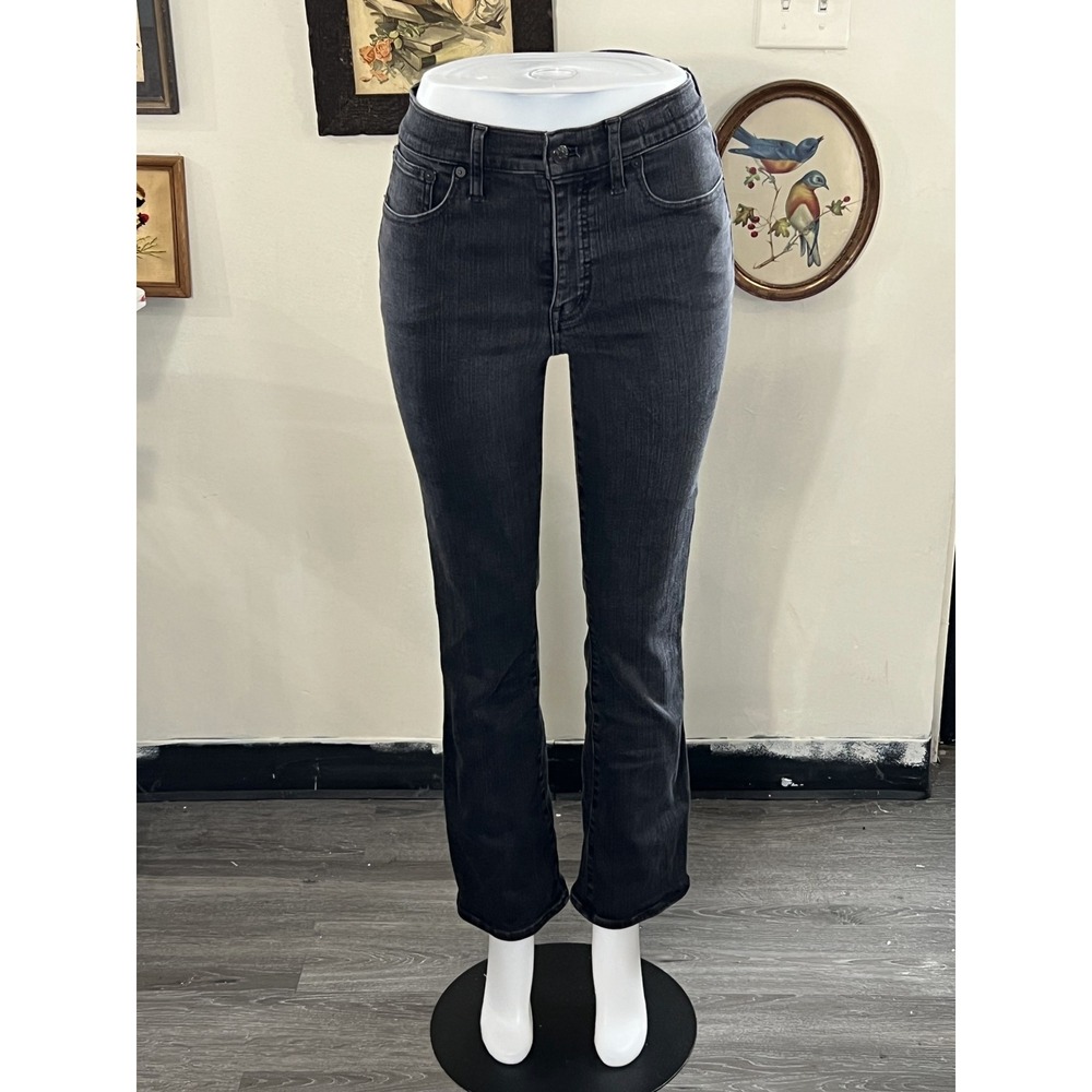 Madewell Black High Rise Denim Flare Jeans Size 29